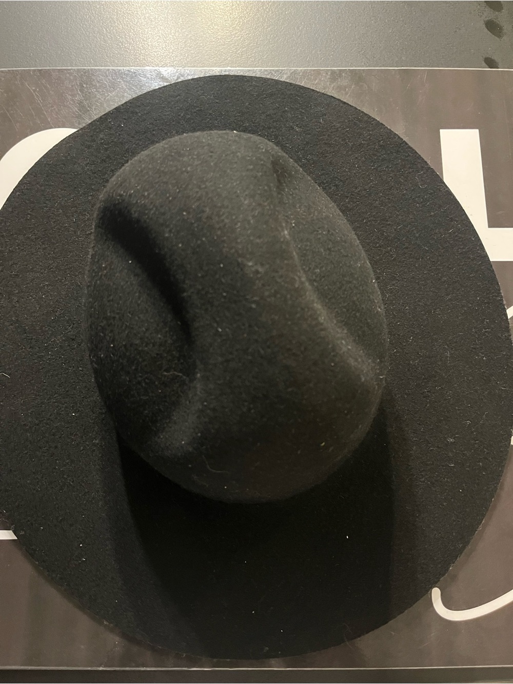 Lack of Color Classic Black Wool Felt Fedora Hat New